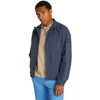 Afbeelding van Tommy Hilfiger Jas Navy maat XL Heren Tussenjas met Regular fit Pasvorm Nylon Suitable Herenkleding