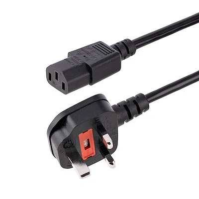 Afbeelding van StarTech.com 3 Prong UK PC Power Cord