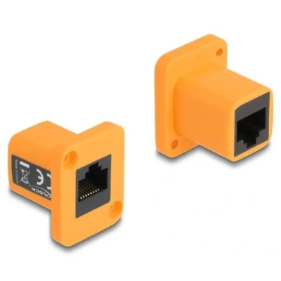 Afbeelding van Delock D Typ Modul RJ45 Buchse zu orange HQ products