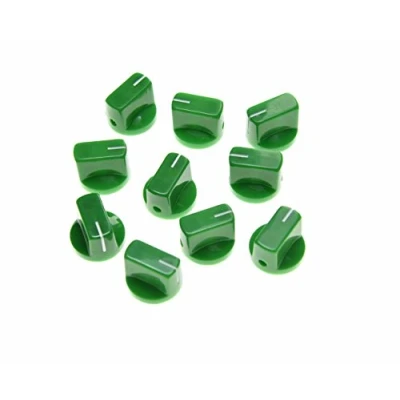 Afbeelding van Dopro 10Pcs Gitaar AMP Effect Pedaal Knoppen Pointer Knop Met Set Schroef Groen