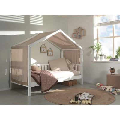 Afbeelding van Home affaire Huisbed Forrest mit Dachaufbau, Textilhimmel, später umbaubar zum Einzelbett