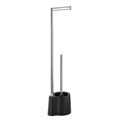 Afbeelding van Wenko Avola wc boy RVS glanzend/zwart