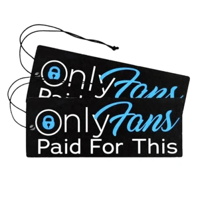 Afbeelding van Set van 2 tuning luchtverfrissers geurboom voor de auto Air Freshener design geurhanger (2 x Onlyfans)