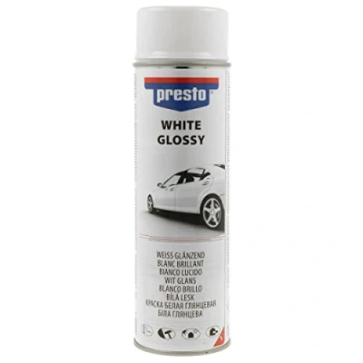Afbeelding van Presto Verf Spuitbus Spuitlak Lak Wit Glans 500 ml