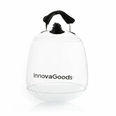 Afbeelding van met water gevulde kettlebel voor fitnesstraining oefengids Fibell InnovaGoods