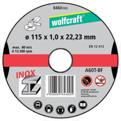 Afbeelding van Wolfcraft Doorslijpschijf Ø 115 mm