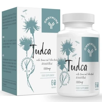 Afbeelding van TUDCA Lever Support Supplement 1000mg per portie, Tauroursodeoxycholic Acid voor Detox en Cleanse 60 Capsules
