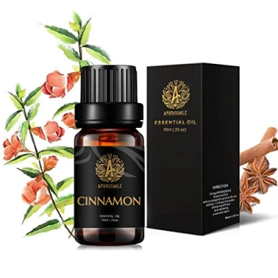 Afbeelding van Aromatherapie Etherische oliën kaneel voor diffuser, 100% pure en therapeutische kwaliteit Geurset luchtbevochtiger, massage, Geuroliën