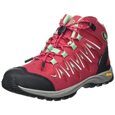 Afbeelding van Brütting Expedition Kids High Cross hardloopschoen, roze/mintgroen/wit, 35 EU