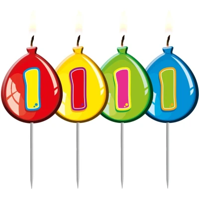 Afbeelding van Kaarsprikker ballonvorm 1