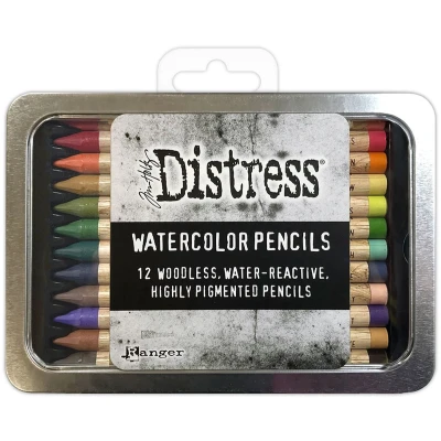 Afbeelding van Ranger Tim Holtz Distress Watercolor Pencils 12 st Kit #4 TDH83580 (02 24)