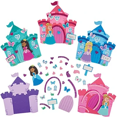 Afbeelding van Baker Ross FX620 Prinses Feeën door Sets Set van 5, Schuim Knutsel voor kinderen