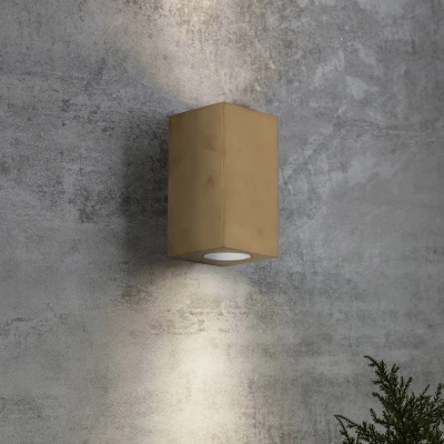 Afbeelding van Big Levi Up&amp;Down Muurlamp Messing