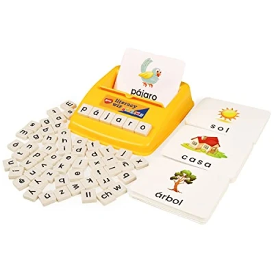 Afbeelding van BOHS Spaanse Geletterdheid Wiz Fun Game Espanol Lower Case Sight Words 60 Flash Cards Preschool Taal leren Educatief speelgoed