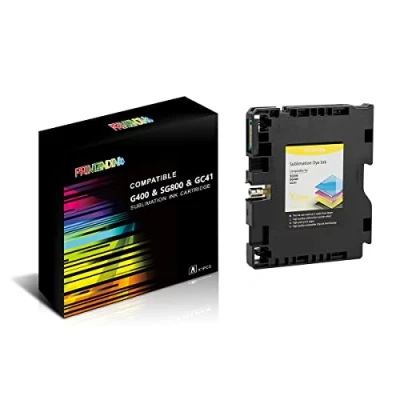Afbeelding van PRINTANDINK Sublimatie inkt compatibel met Sawgrass Virtuoso SG400 SG800 Ricoh Aifcio SG3100 SG3110 SG7100 Transfer DYE inktcartridges (geel)