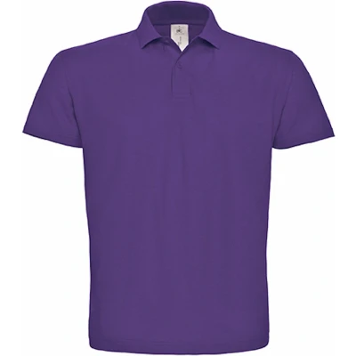 Afbeelding van Unisex Polo &#039;ID.001&#039; Paars merk B&amp;C Collectie maat M