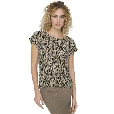 Afbeelding van ONLY ONLVIGGA S/S AOP Top BOX JRS Dames Maat L