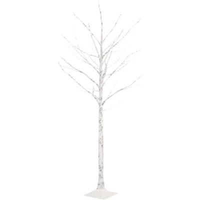 Afbeelding van vidaXL Berkenboom LED 96 LED&#039;s warmwit 180 cm wit