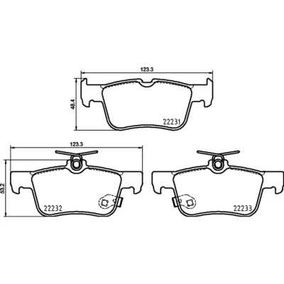 Afbeelding van Brembo Remblokset P 24 217