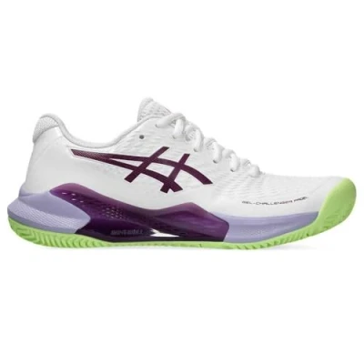 Afbeelding van Asics GEL Challenger 14 Padelschoenen, Dames, Maat: 43.5, White/pure silver Textiel/ synthetisch