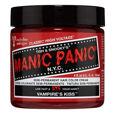 Afbeelding van Manic Panic Vampire&#039;s Kiss Classic Crème, veganistische en diervriendelijke semi permanente rode haarverf, 118 ml