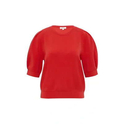 Afbeelding van s.Oliver Scuba MIT Kurzen ÄRMELN Tshirt basic, Dames, Maat: 34, Rot