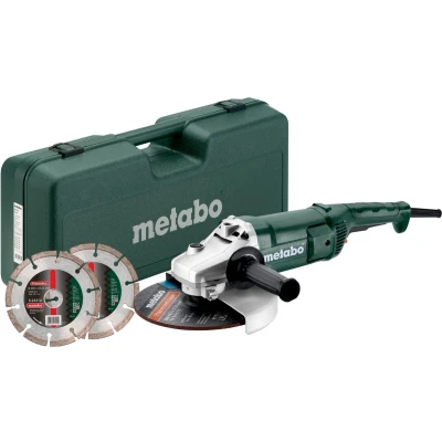 Afbeelding van Metabo WE 2200 230 Haakse Slijper Set 230mm inclusief koffer en 2 slijpschijven 691081000