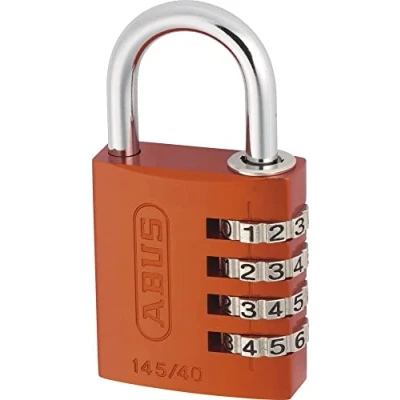 Afbeelding van ABUS 495274 145/40_NARANJA_B Candado aluminio combinacion 40 mm 4 dígitos naranja blister