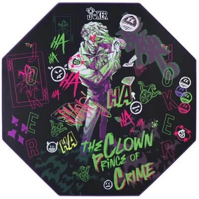 Afbeelding van DC comics Joker Antislip gamervloermat voor gamestoel of fauteuil 1 m x