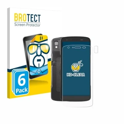 Afbeelding van BROTECT Screenprotector voor Zebra TC22 (Voor+Camera) Folie Beschermfolie transparant (6 Stuks)