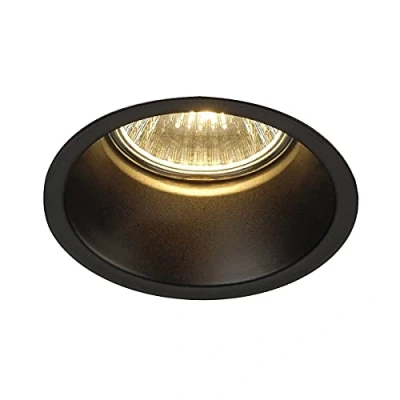 Afbeelding van SLV LED Inbouwspot Horn O, Inbouwlamp, Mat/Zwart