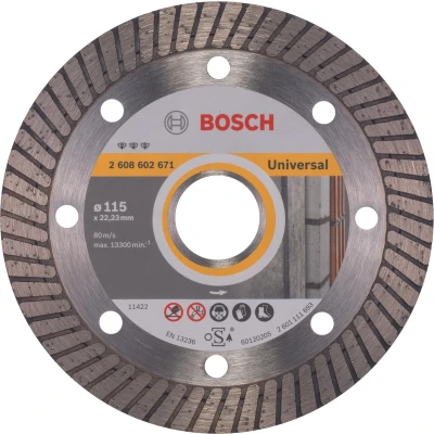 Afbeelding van Bosch Diamantdoorslijpschijf Best for Universal Turbo 115 x 22,23 2,2 12 mm