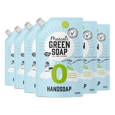 Afbeelding van Marcel&#039;s Green Soap Handzeep Navulling 0% 6 x 500ml