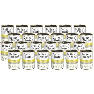 Afbeelding van 24x400g Dolina Noteci Premium Kip hondenvoer nat