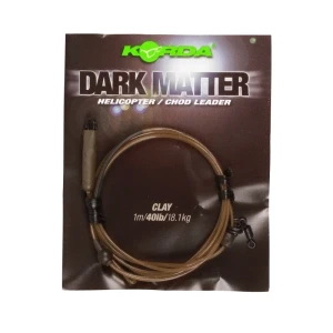 Afbeelding van Korda Dark Matter Helicopter Chod Leader 40lb 18.1 kilo (1m) Kleur : Weed
