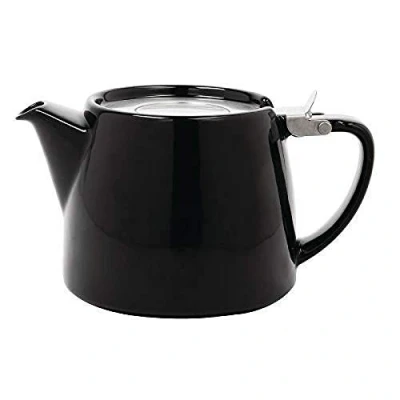 Afbeelding van FORLIFE gf218 halflange theepot, zwart