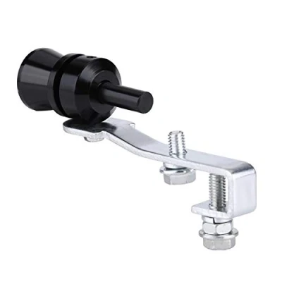 Afbeelding van Turbo Sound Simulator Whistle, Universeel Aluminium Uitlaat Fluitje Auto Voertuig Luid Afblaasklep Geluid Roar Maker Pijpfluit(M Zwart)