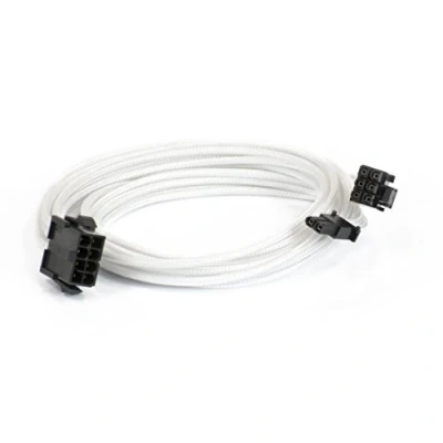 Afbeelding van PHANTEKS 6 2 Pin PCIe verlenging 50 cm sleeved wit