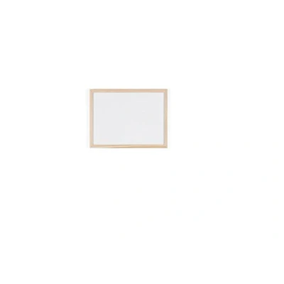 Afbeelding van Bi Office Droog Uitwisbaar Whiteboard Met Grenenhouten Omlijsting, 400 x 300 mm