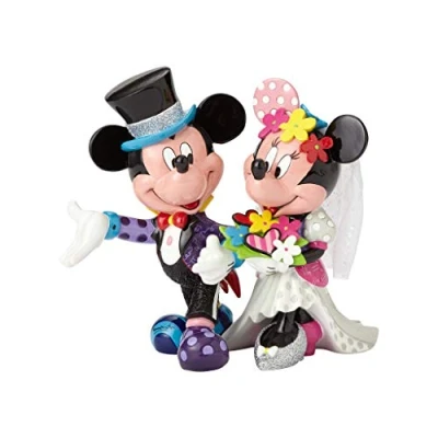 Afbeelding van Disney 4058179 beeldje Britto Mickey and Minnie Mouse Wedding, hars, meerkleurig, 22,2 x 15,9 19,7 cm