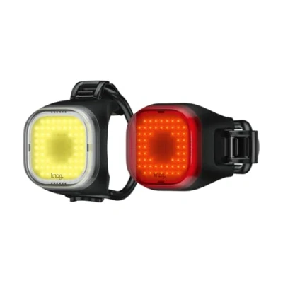 Afbeelding van Knog Blinder Mini Square Lichtset Zwart 50/30 Lumens