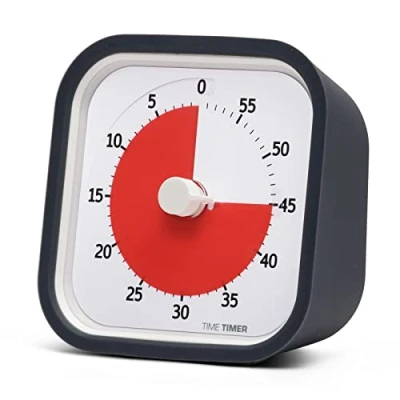 Afbeelding van Time Timer MOD kleur Charcoal/grijs 60 Minuten Visuele