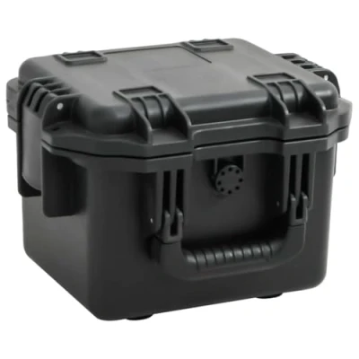 Afbeelding van vidaXL Beschermende materiaalkoffer 27x24,6x12,4 cm zwart