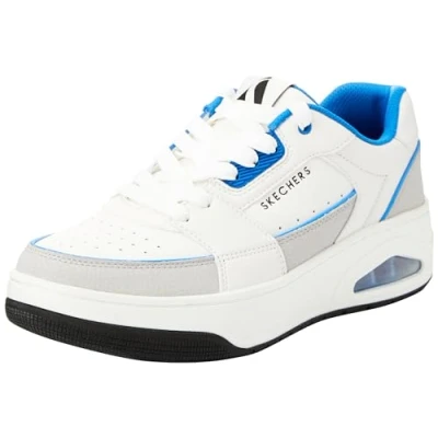 Afbeelding van Skechers Uno Court Low Post 183140 WBL, Mannen, Wit, Sneakers, maat: 44