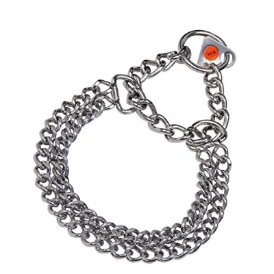 Afbeelding van HS SPRENGER dubbele loopketting roestvrij staal, 30 cm, 12 inch, 0,114 kg