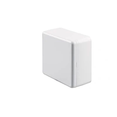 Afbeelding van POLY POOL PP0219 aansluitdoos, vierkant, voor kanalen 20 x 10 mm, 15 30 40 mm witte aansluitdoos Made in Italy