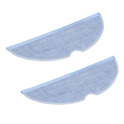 Afbeelding van kwmobile 2x dweilpad voor robotstofzuigers Compatibel met Roborock S7 S7+ T7S Max / Plus G10 Set van 2 Vervangende dweildoek