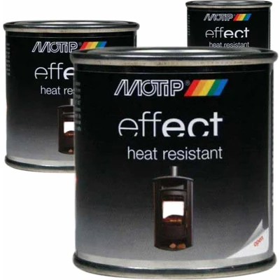 Afbeelding van motip deco effect heat resistant black kwastblik 305023 100 ml