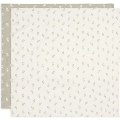 Afbeelding van Jollein Twig Olive Green 115 x cm Hydrofiel Multidoek 2 Stuks 535 852 67041