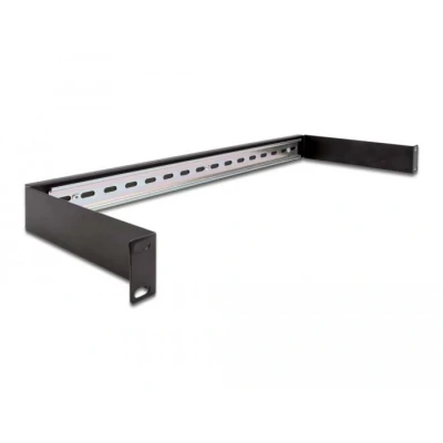 Afbeelding van Delock 19″ Hutschienenpanel 1 HE schwarz